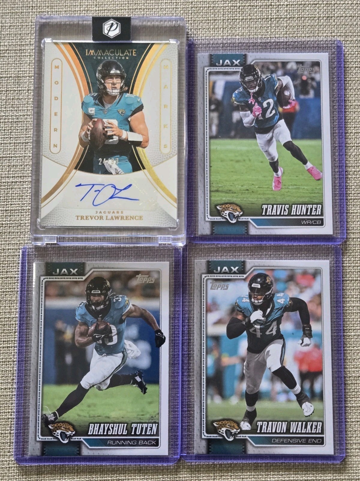 2025 Panini Immaculate Collection - Modern Marks Trevor Lawrence #MM-TLE /99... 2025 Panini Immaculate Collection - Modern Marks Trevor Lawrence #MM-TLE /99...