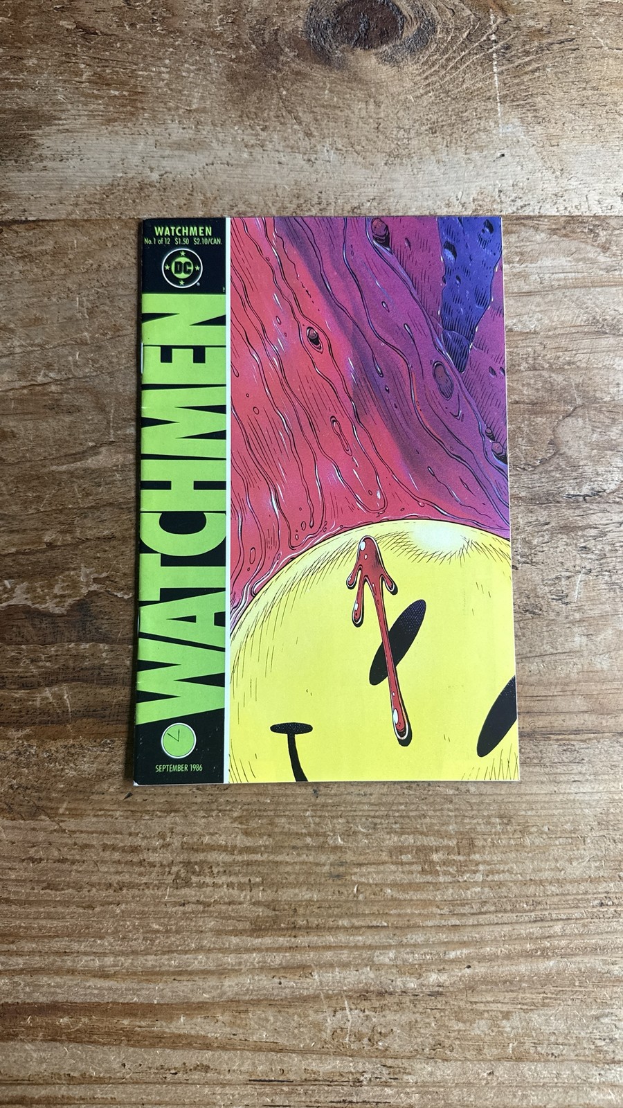 Watchmen #1 DC Comics 1986 Death of Edward Blake 1st Print % Watchmen #1 DC Comics 1986 Death of Edward Blake 1st Print %