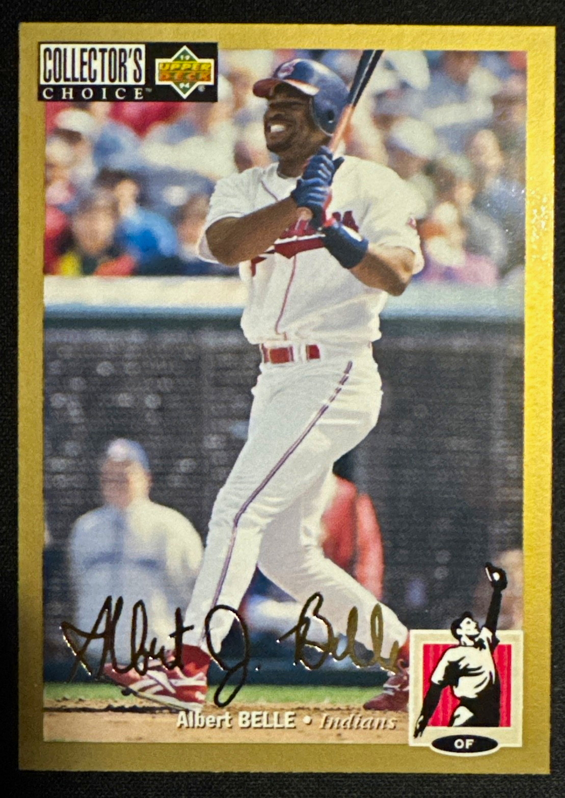 1994 Upper Deck Collector\'s Choice - Albert Belle #620 Gold Foil Signature 1994 Upper Deck Collector\'s Choice - Albert Belle #620 Gold Foil Signature