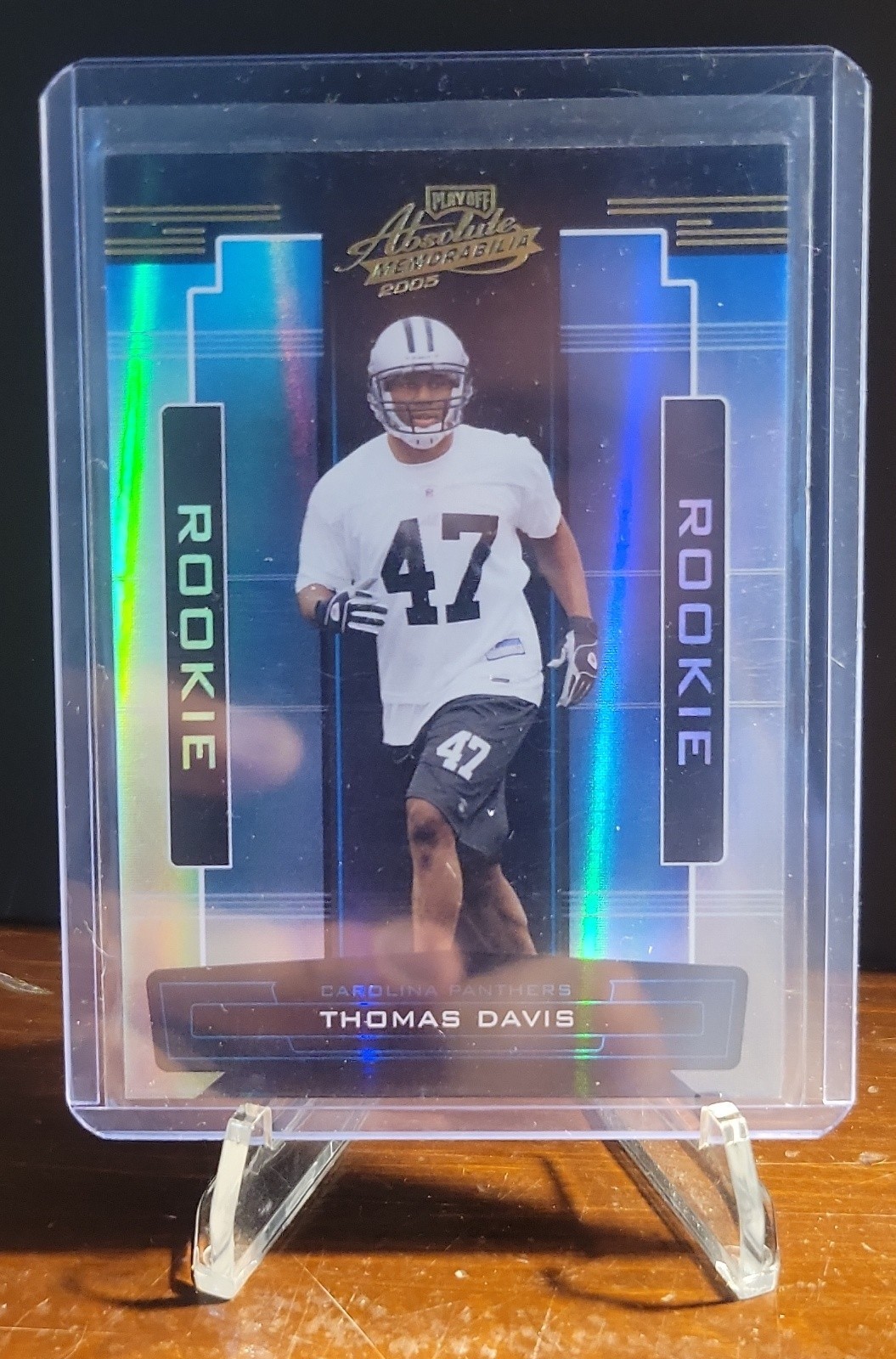 2005 Playoff Absolute Memorabilia - Rookie Thomas Davis #153 /999 (RC) 2005 Playoff Absolute Memorabilia - Rookie Thomas Davis #153 /999 (RC)