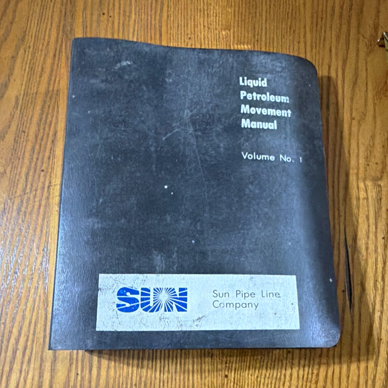 Vintage 1982 Sun Pipe Line Co Liquid Petroleum Movement Manual Vol 1 Oil Gas