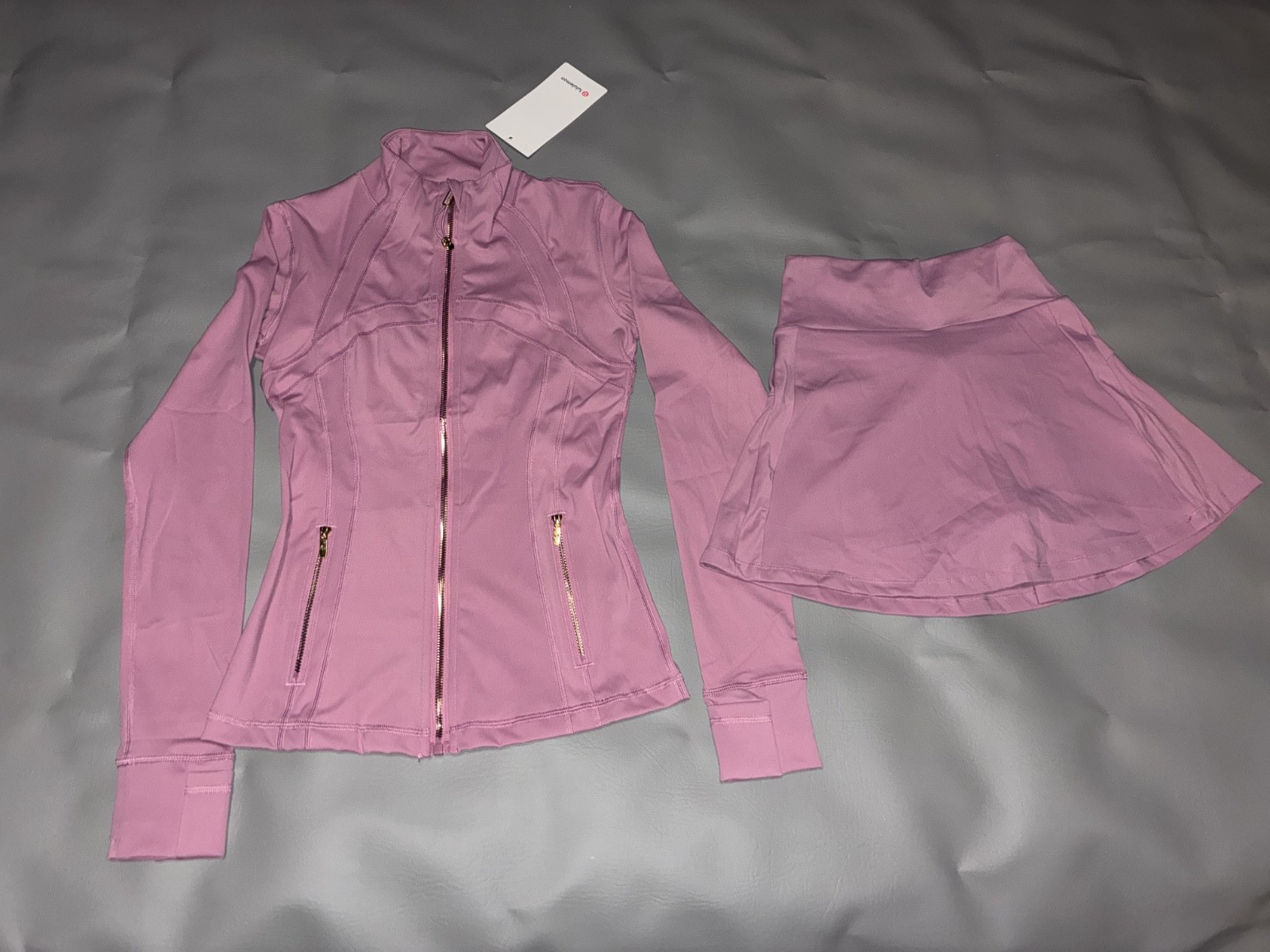 Lululemon Define Jacket with Skirt Set Pink-haze Lululemon Define Jacket with Skirt Set Pink-haze