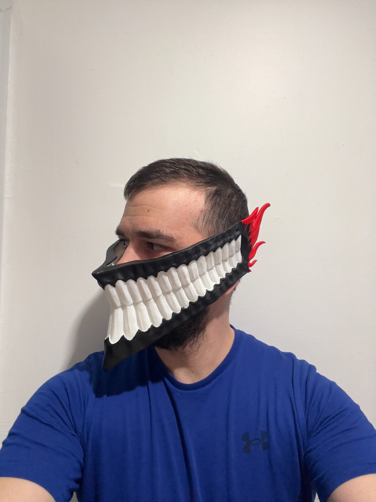 DanDan Okrn Cosplay Mask – Handmade Ken Takkra Mask for Anime Fan
