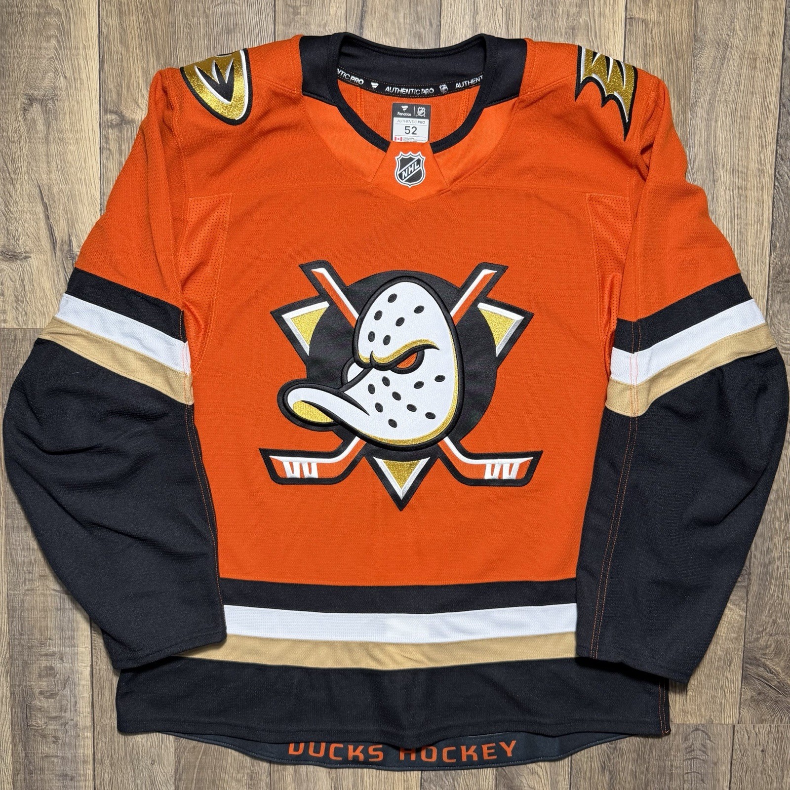 New Anaheim Ducks Fanatics Authentic Pro On-Ice Home MiC Jersey Sz 52 $425 FAP New Anaheim Ducks Fanatics Authentic Pro On-Ice Home MiC Jersey Sz 52 $425 FAP