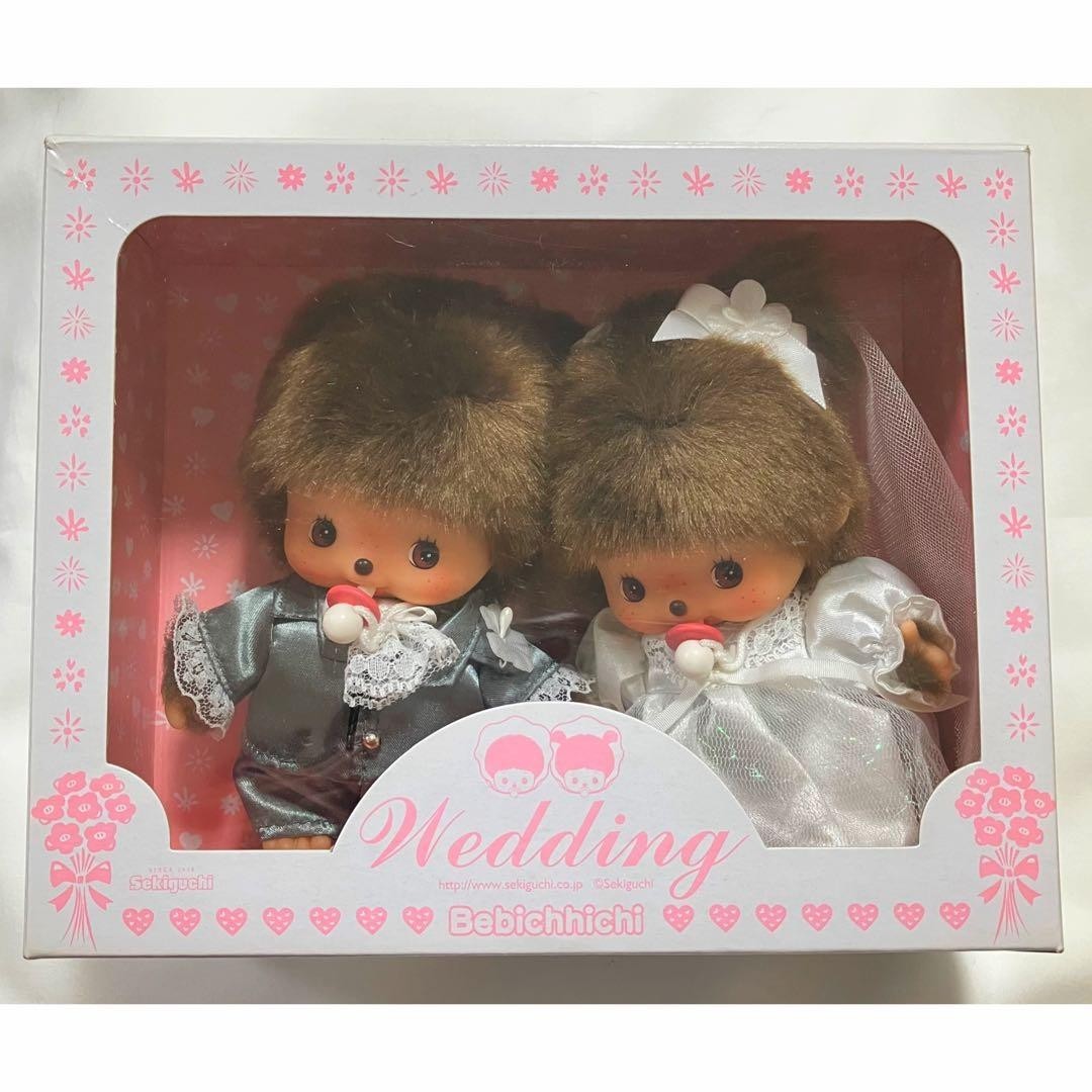 Bebichhichi Wedding Pair Set Telegram Monchhichi Sekiguchi Limited Japan Bebichhichi Wedding Pair Set Telegram Monchhichi Sekiguchi Limited Japan
