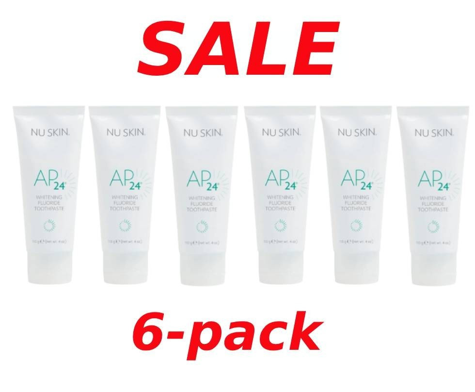 Nuskin Nu Skin AP24  Whitening Fluoride Toothpaste - 6 PACK -   exp 11/2027