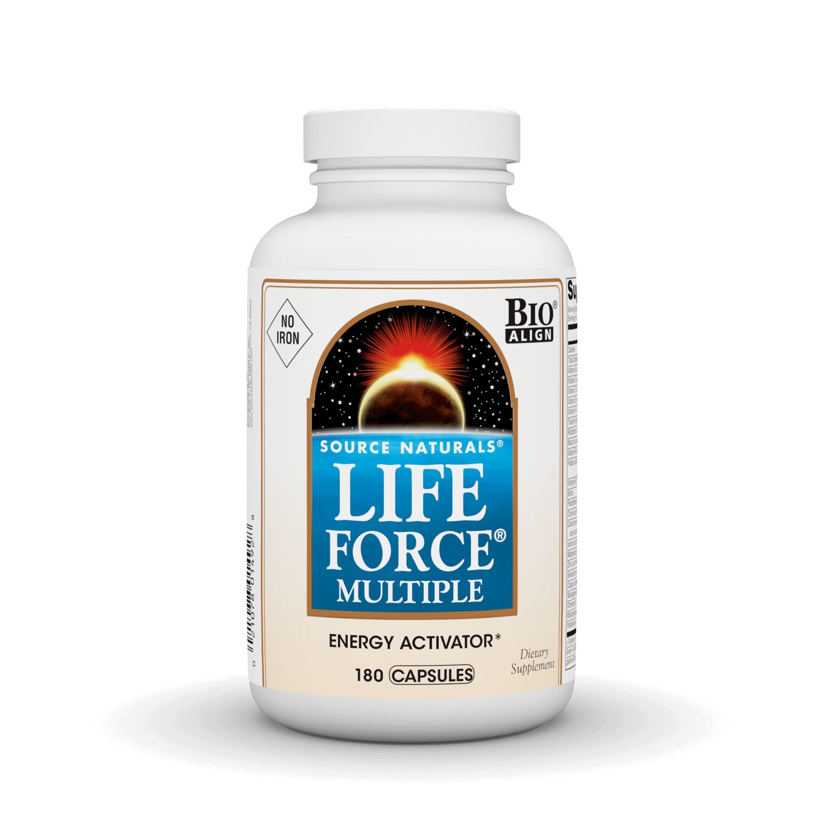 Source Naturals Life Force Multiple, Energy 180 Count (Pack of 1), 12105025 