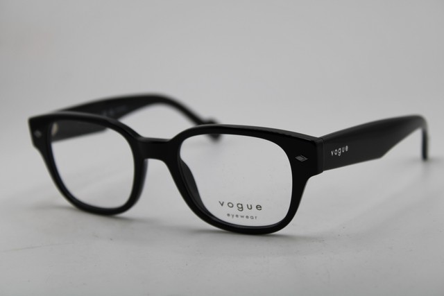 NEW VOGUE EYEWEAR VO 5529 W44 BLACK SILVER AUTHENTIC EYEGLASSES 49-20 NEW VOGUE EYEWEAR VO 5529 W44 BLACK SILVER AUTHENTIC EYEGLASSES 49-20