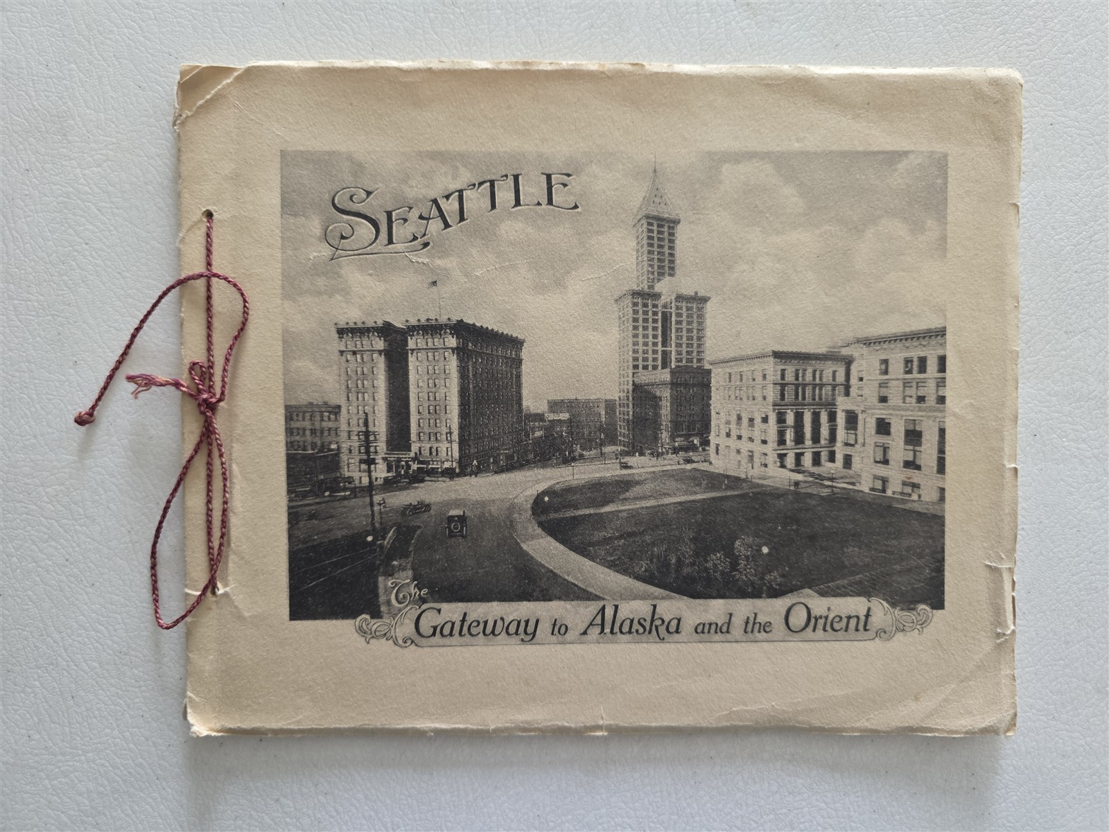 Seattle Washington, Antique Book Portfolio of Photographs c 1920, Photogravures