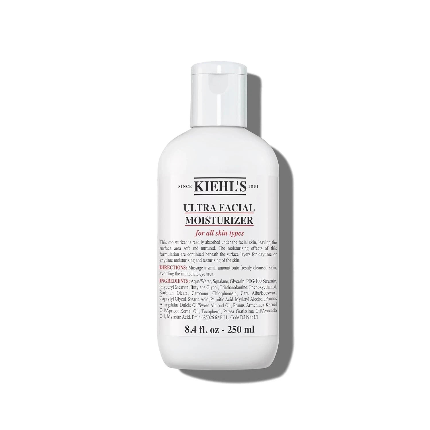 Kiehl’s Ultra Facial Moisturizer 8.4 oz / 250ml | 24H Hydration | All Skin Types Kiehl’s Ultra Facial Moisturizer 8.4 oz / 250ml | 24H Hydration | All Skin Types