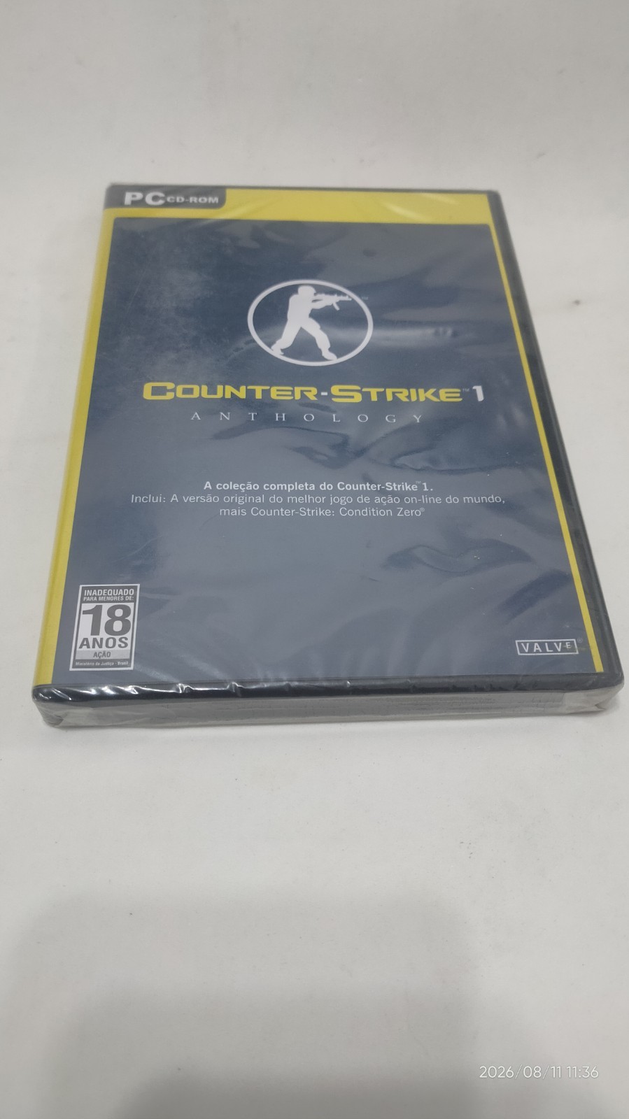Counter-Strike 1 Anthology Sealed Autenthic Brazil Version Portuguese (PC, 2005) Counter-Strike 1 Anthology Sealed Autenthic Brazil Version Portuguese (PC, 2005)