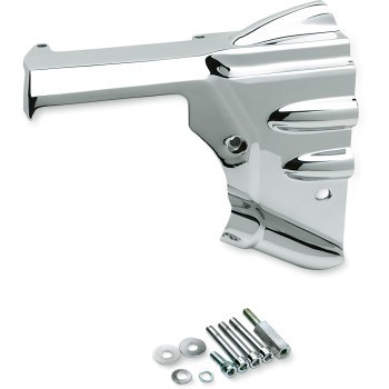 Kuryakyn 8201 Chrome Engine Transmission Interface Cover fr Harley Touring 02-06