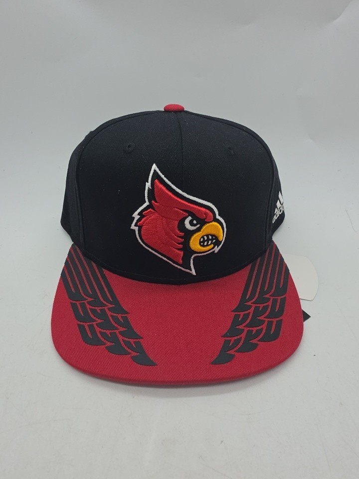Adidas University of Louisville Cardinals Adjustable Cap Hat Snapback New Rare Adidas University of Louisville Cardinals Adjustable Cap Hat Snapback New Rare