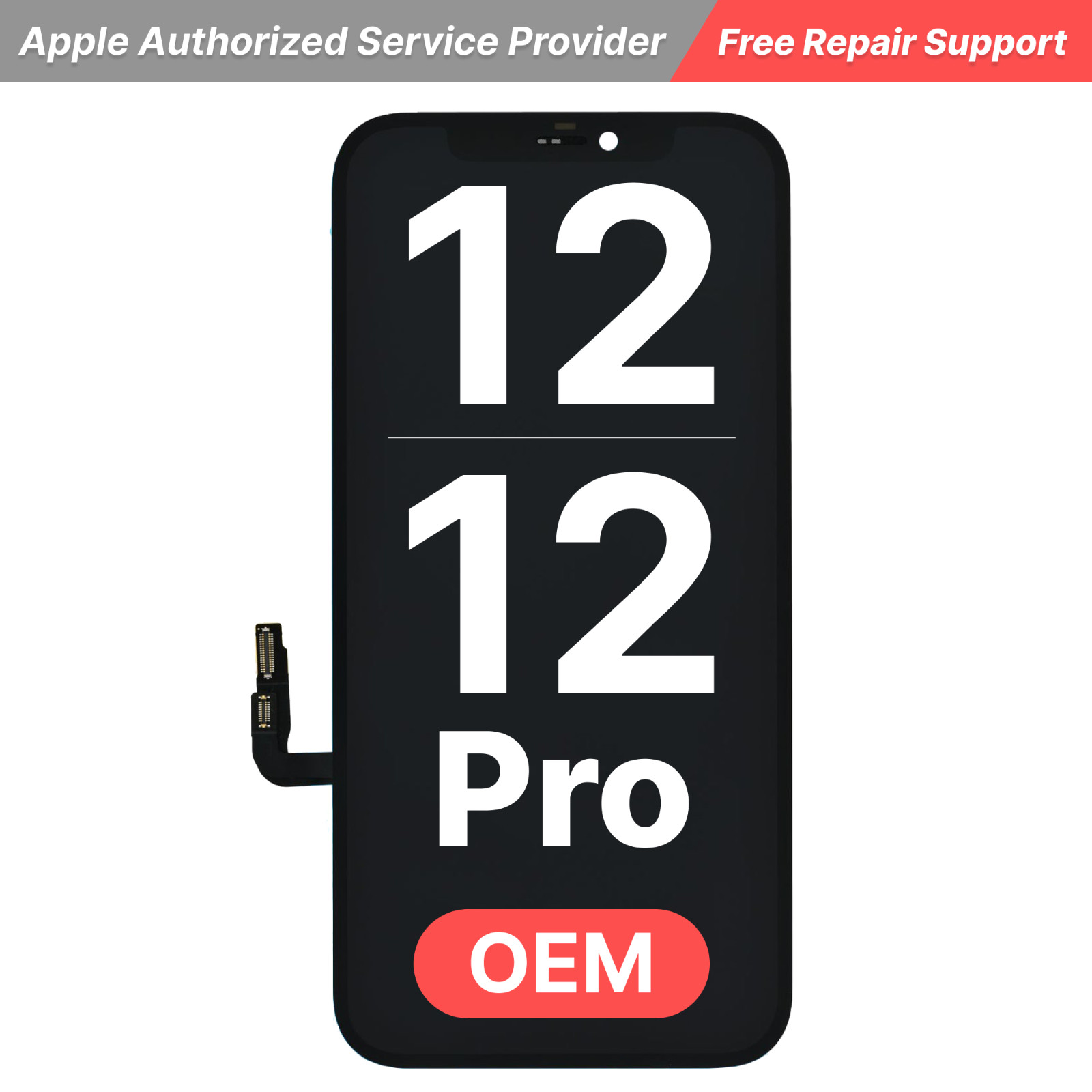 Genuine OEM Original iPhone 12/12 Pro OLED Screen Digitizer Replacement Grade A