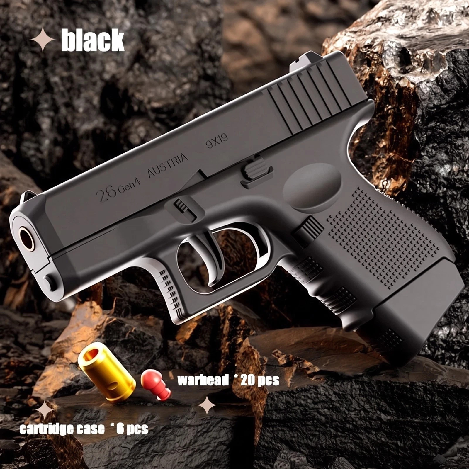 G26 Toy Gun Shell Ejecting Soft Bullet Blaster Educational Kids Toy G26 Toy Gun Shell Ejecting Soft Bullet Blaster Educational Kids Toy