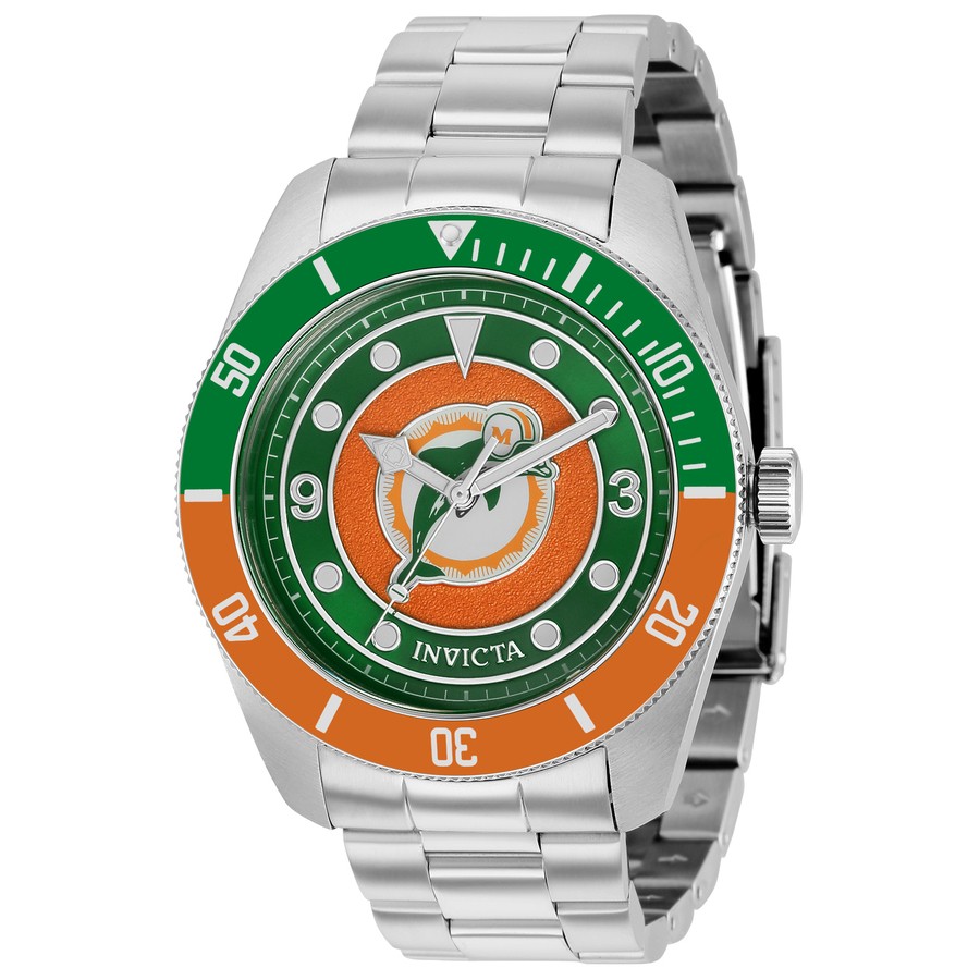Invicta NFL Miami Dolphins Quartz Men\'s Watch 37237