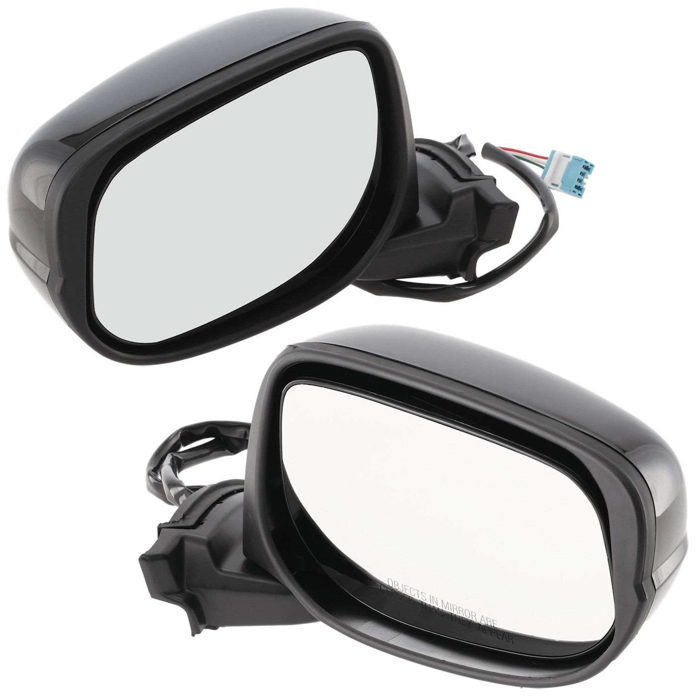 Pair Mirrors Set of 2  Driver & Passenger Side Left Right for Honda Fit 09-14