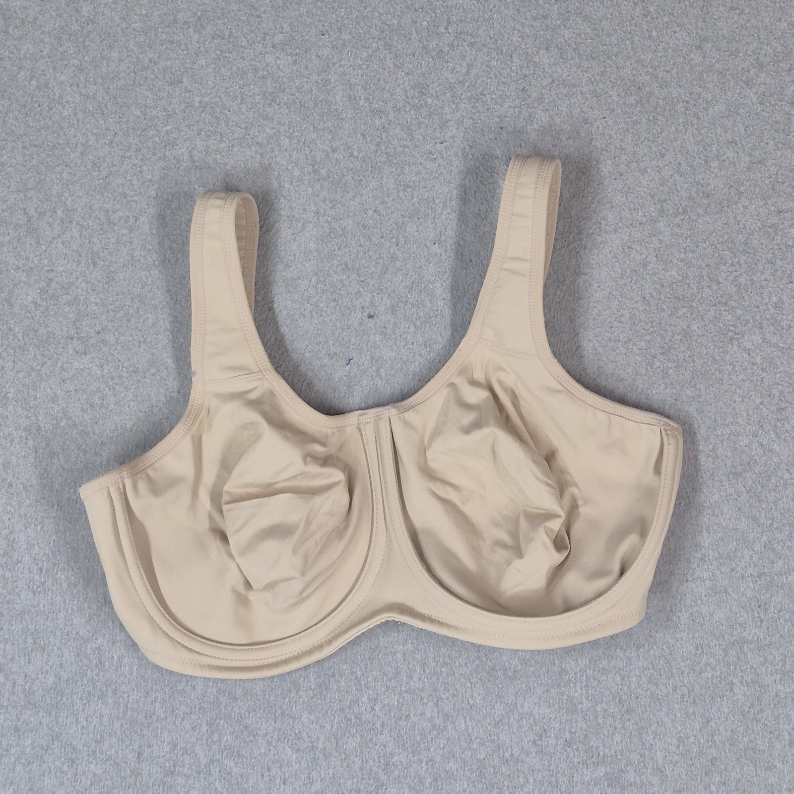 Wacoal Women Bra 38DDD Beige Adjustable Minimizer 855170 Underwired Wide