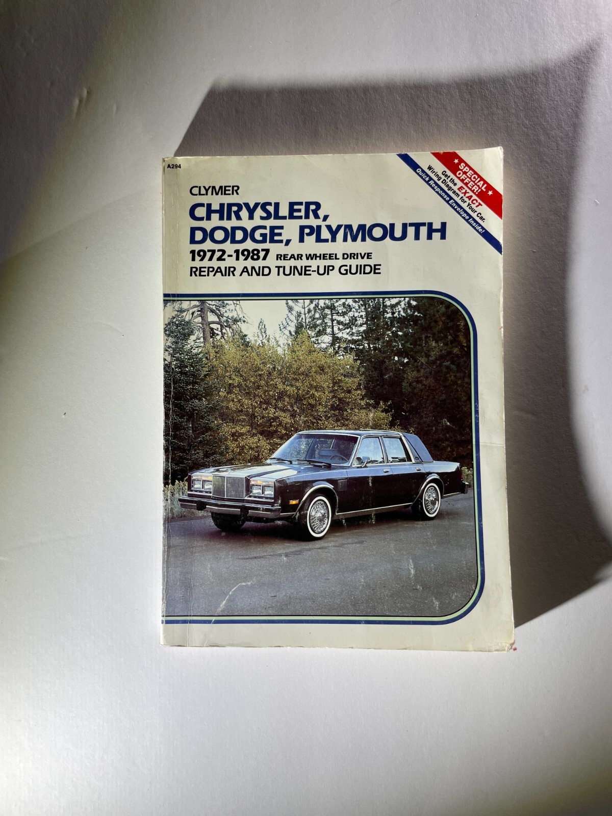 Clymer Chrysler Dodge Plymouth  1972 - 1987 Rear Wheel Drive Repair Tune-up