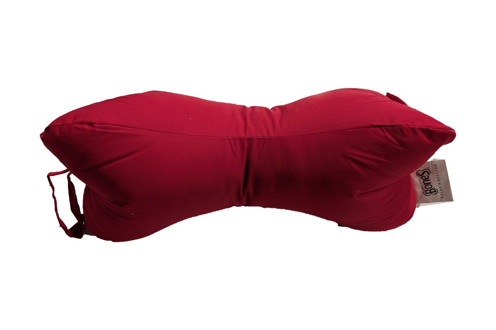 Original Bones NeckBone Pillow Red Bone Shaped Travel Neck Support NEW