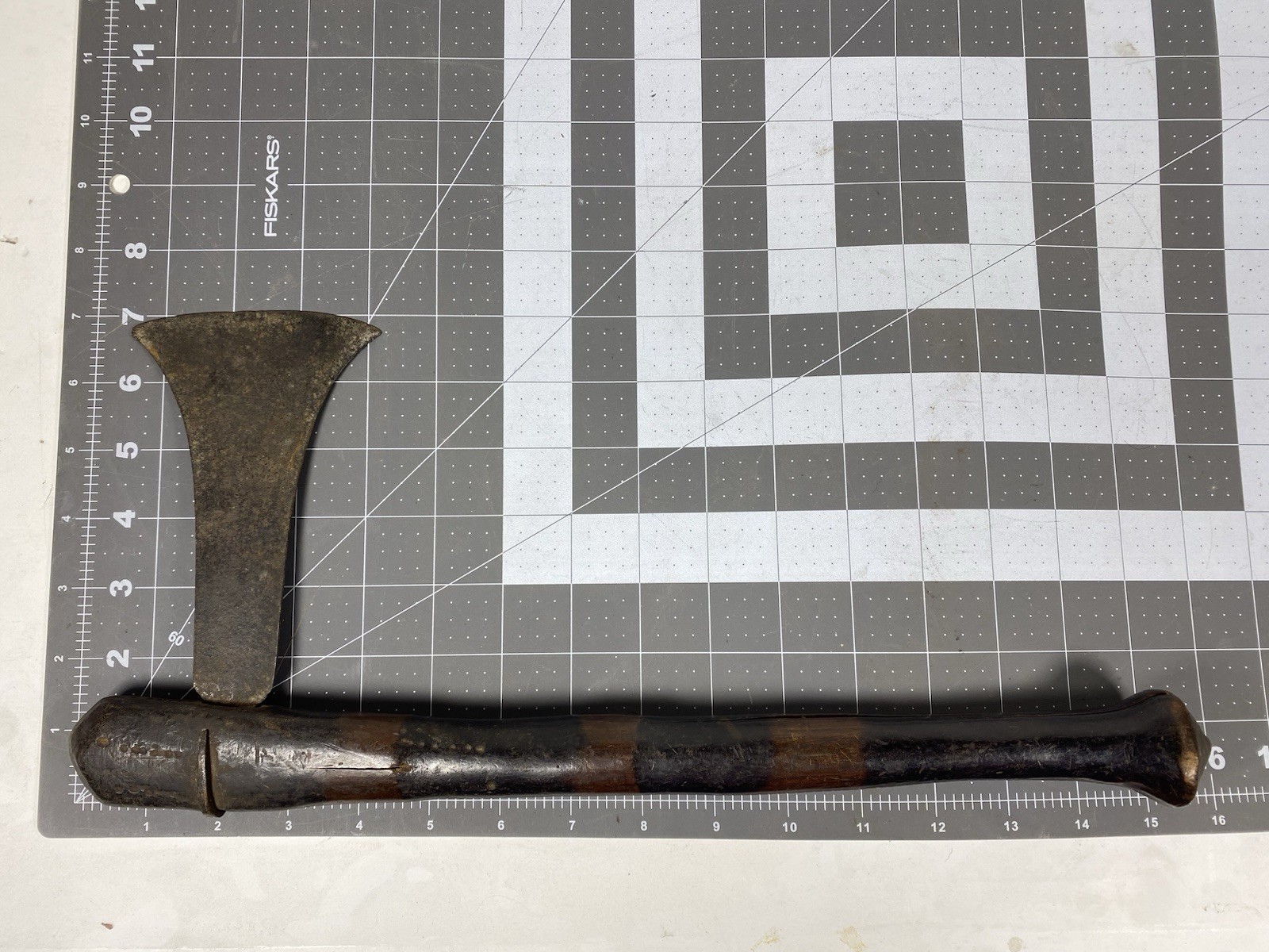 Antique 19th Century African Republic of the Congo Songye Fighting Axe 15\