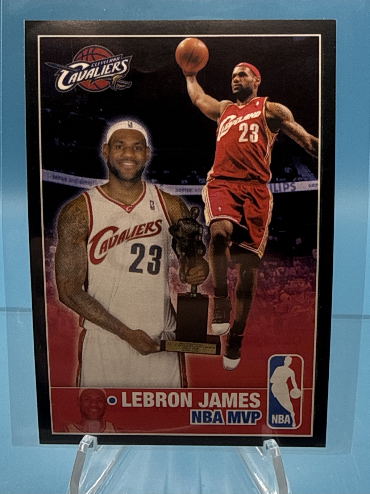 2009-10 Panini NBA Sticker Collection LeBron James MVP #381 2009-10 Panini NBA Sticker Collection LeBron James MVP #381