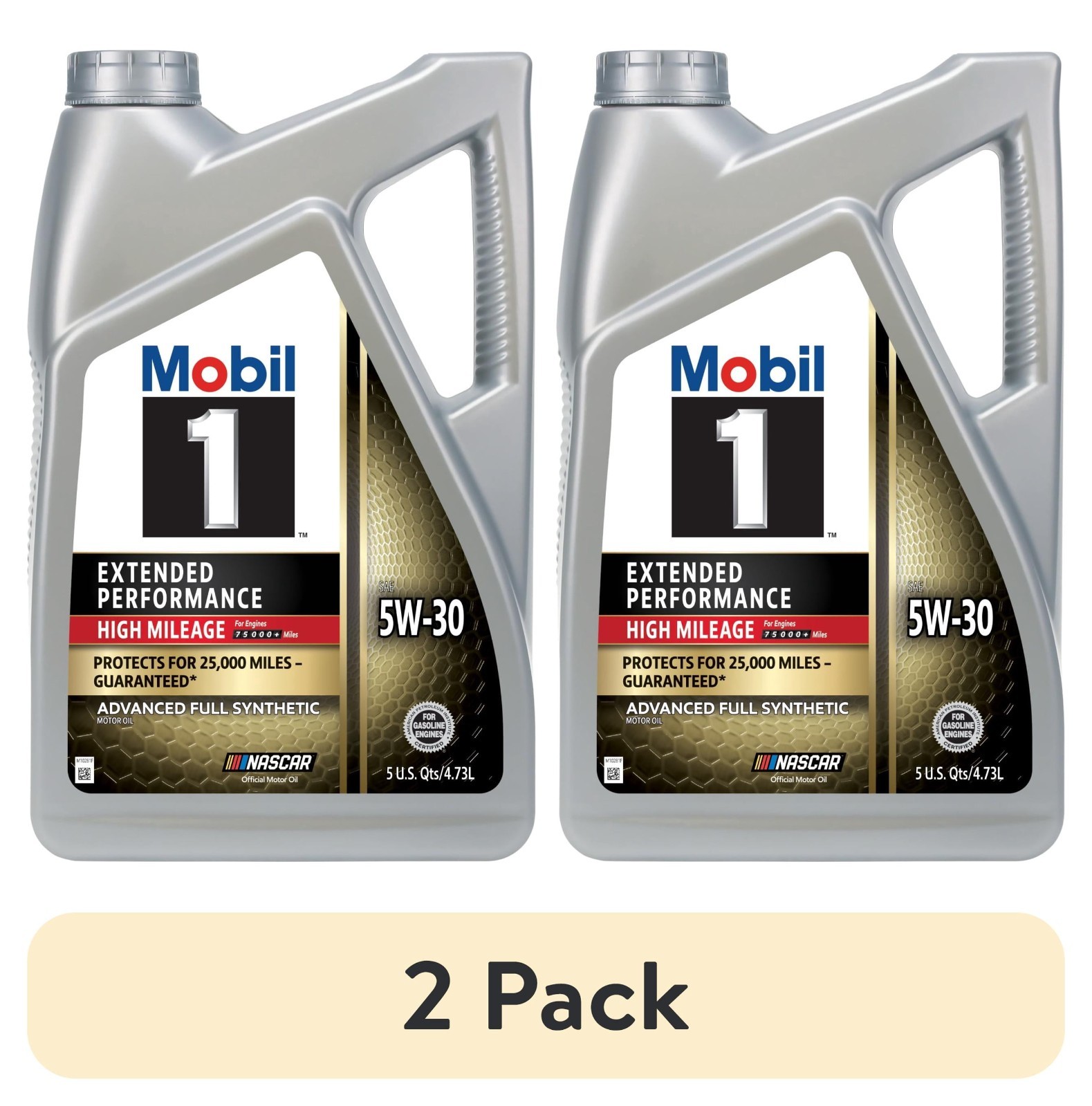 FLASHSALES - Mobil 1 Extended Performance High Mileage 5W-30 Oil 5 Qt 2-Pack