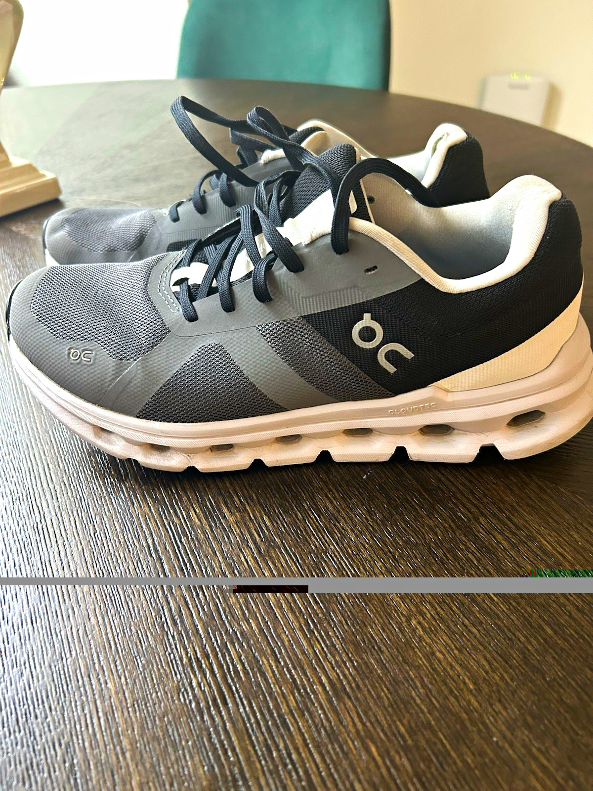 On Running Cloud 50 Men’s Low Top Lace-Up Mesh Sneakers Gray/Black/White On Running Cloud 50 Men’s Low Top Lace-Up Mesh Sneakers Gray/Black/White