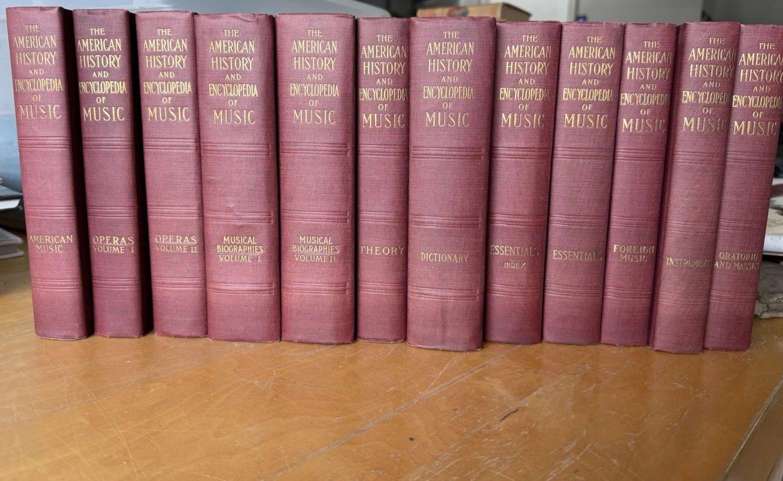 1910 American History Encyclopedia of Music COMPLETE 12 Vol Set HC