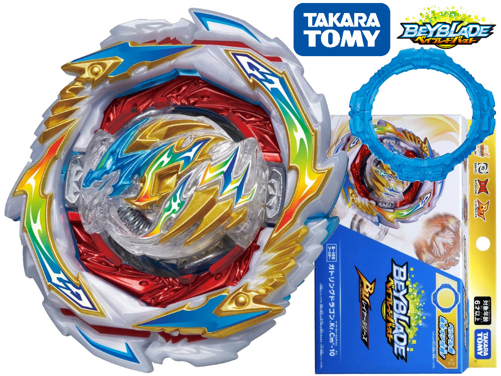 Takara Tomy B-199 Gatling Dragon Karma Charge'-10 Beyblade Burst BU Takara Tomy B-199 Gatling Dragon Karma Charge'-10 Beyblade Burst BU