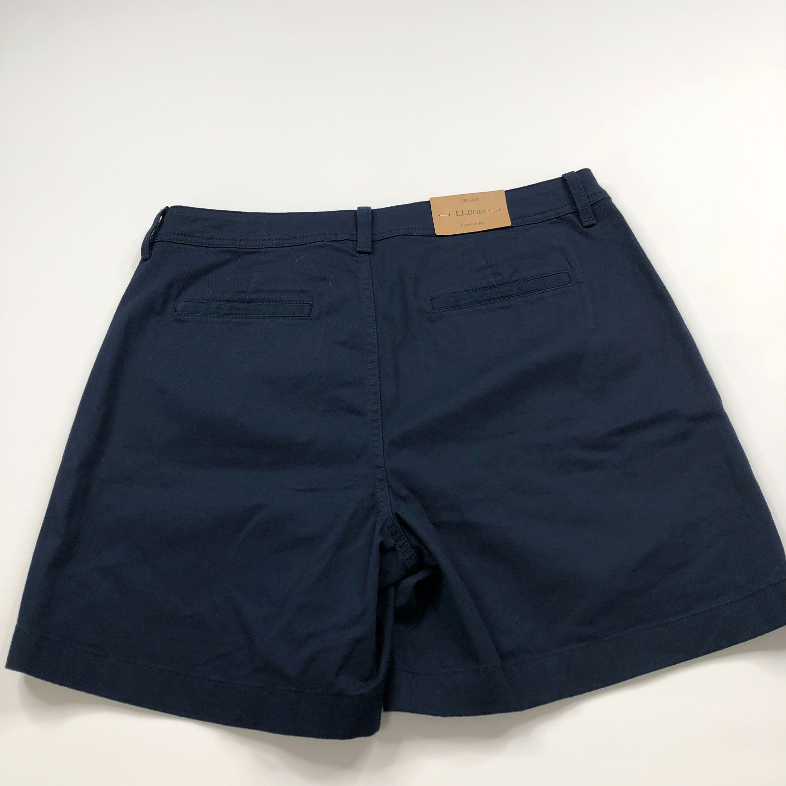 L.L. Bean Favorite Fit Chino NEW 12 (Fit 34In) Cotton Mid Rise 5\