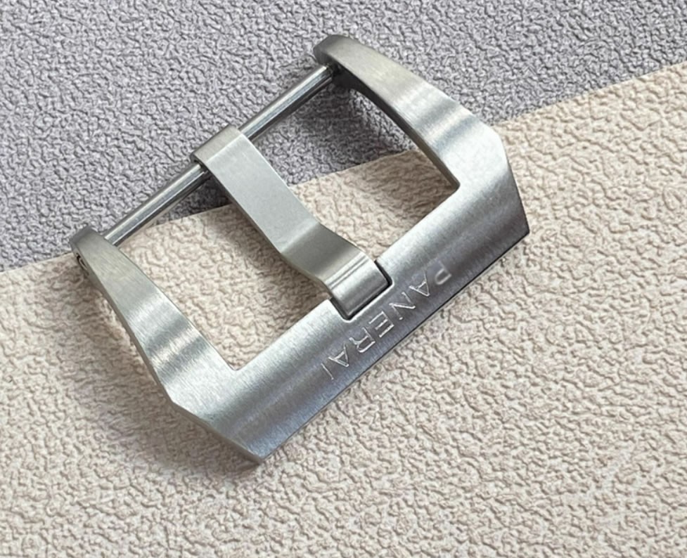 for Panerai Original Silver Brushed Steel Straight Buckle Strap 22mm 20mm for Panerai Original Silver Brushed Steel Straight Buckle Strap 22mm 20mm