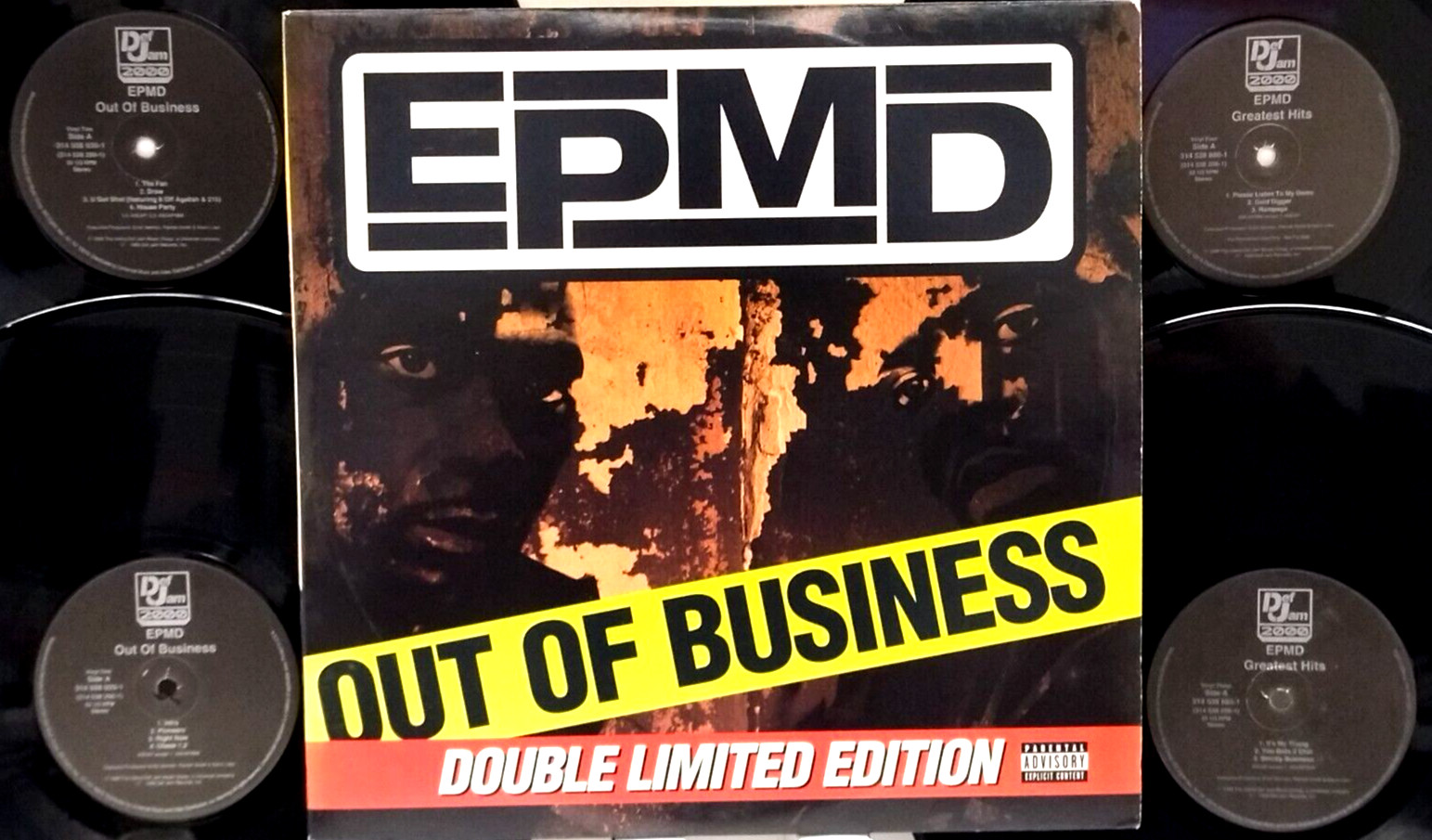 EPMD - Out Of Business 4LP 1999 US ORIG Def Jam 2000 314 558 928-1 Hip Hop
