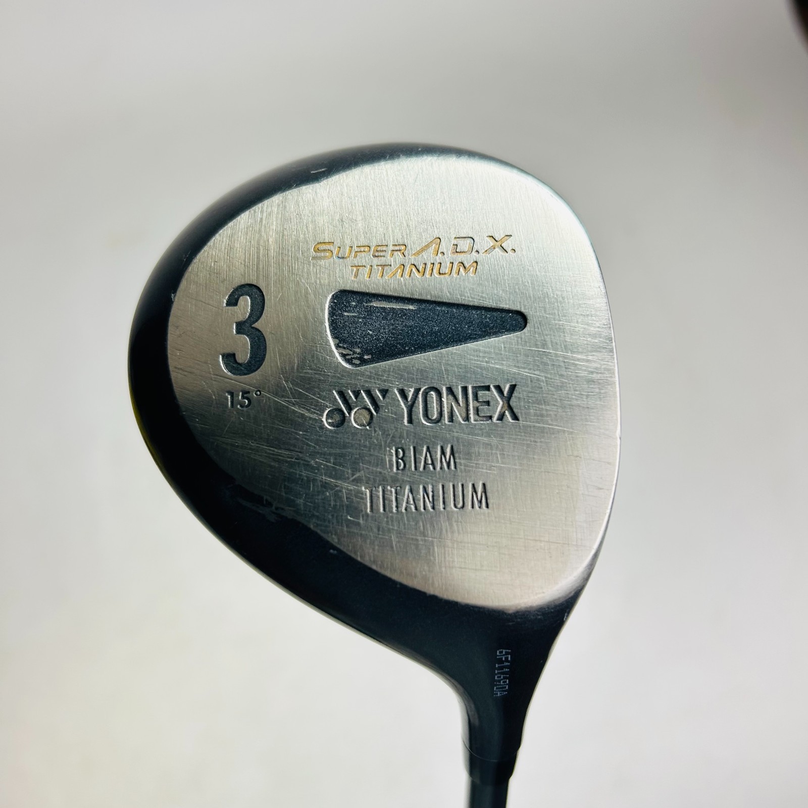 Yonex Super ADX Titanium 3 Wood Stiff Graphite Shaft RH Golf Pride Grip 43”
