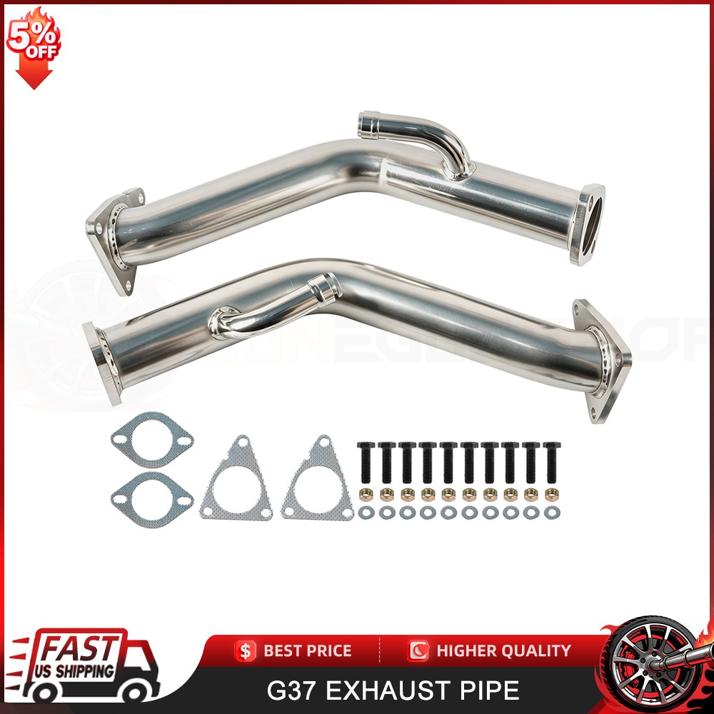 For Infiniti G37 Q50 Q60 Nissan 370ZVQ35HR VQ37VHR Exhaust Pipes Stainless Steel For Infiniti G37 Q50 Q60 Nissan 370ZVQ35HR VQ37VHR Exhaust Pipes Stainless Steel