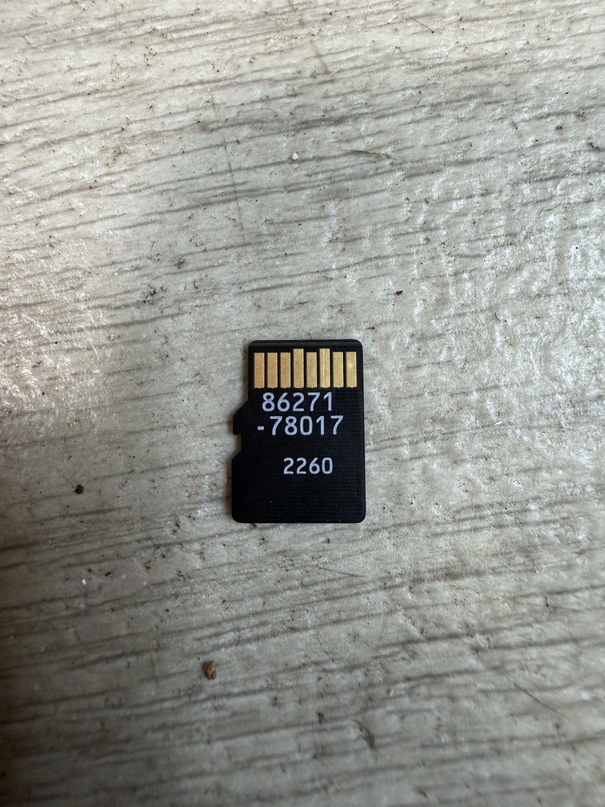 2014-2020 LEXUS IS250  NAVIGATION NAV MAP MICRO SD OEM GENUINE 86271-78017