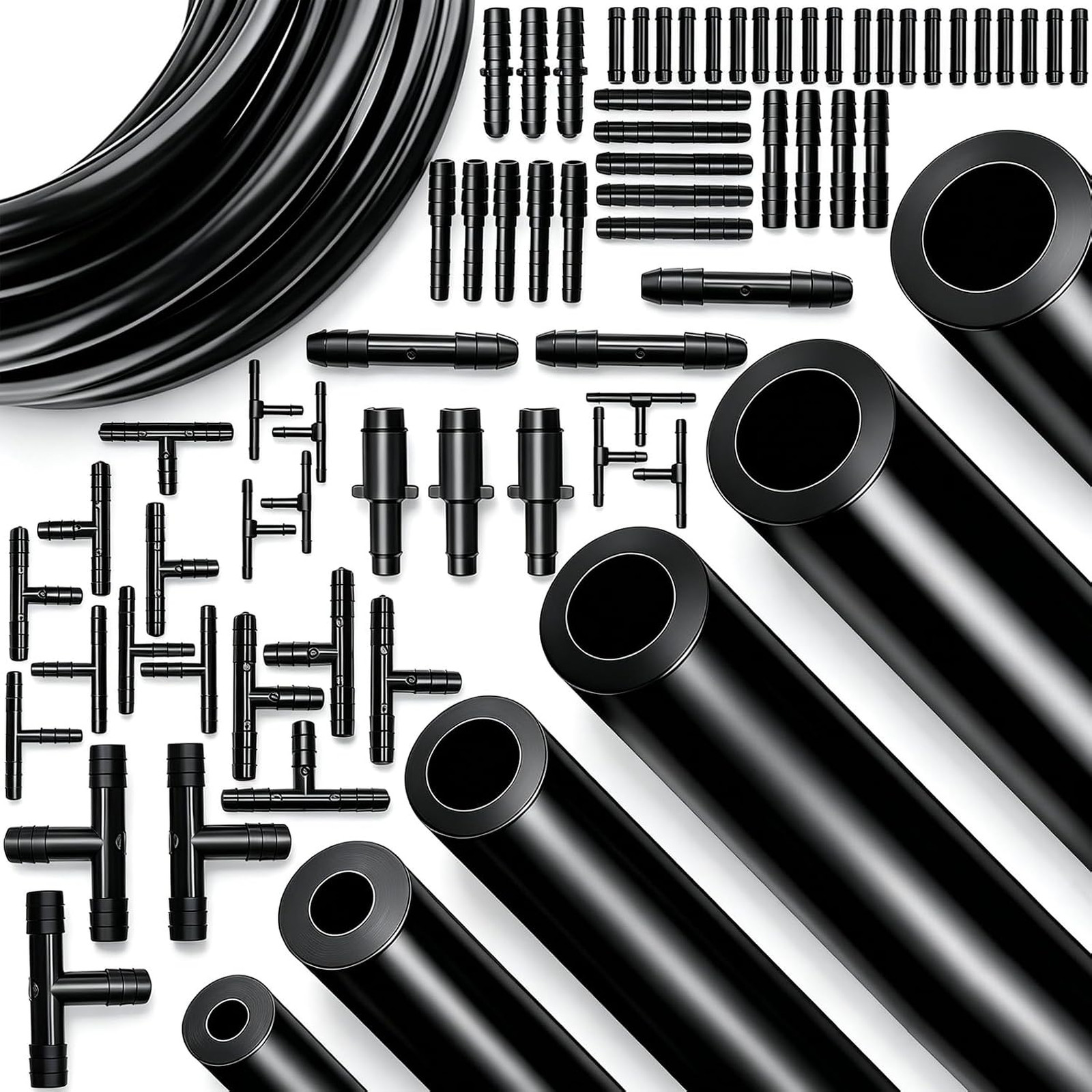 71Pcs Vacuum Line Kit, 6Pcs 5Ft Vacuum Hose Automotive with Vacuum Line 71Pcs Vacuum Line Kit, 6Pcs 5Ft Vacuum Hose Automotive with Vacuum Line