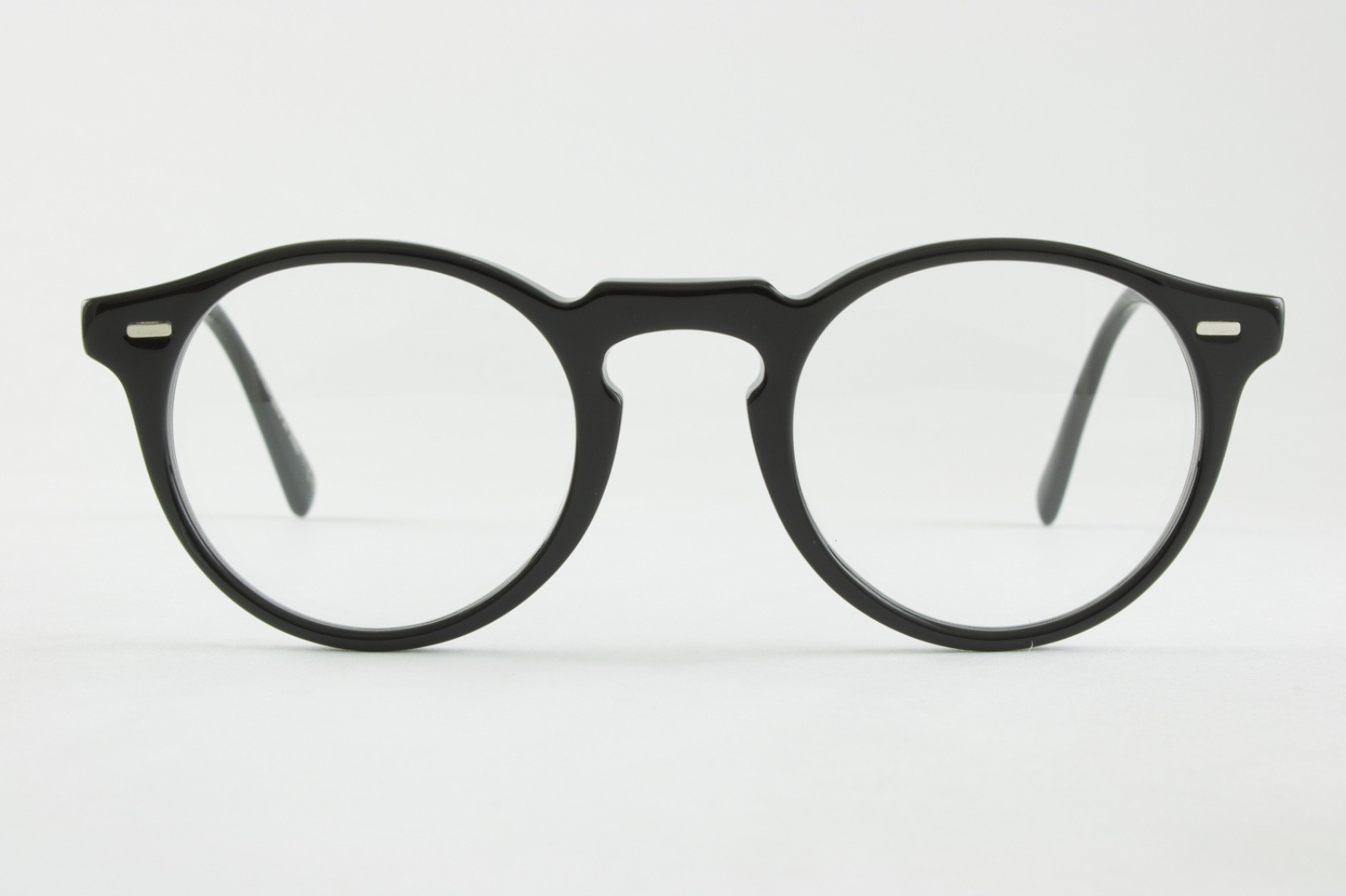 Rare Authentic Oliver Peoples OV5186 1005 Gregory Peck 45mm Black Glasses Italy