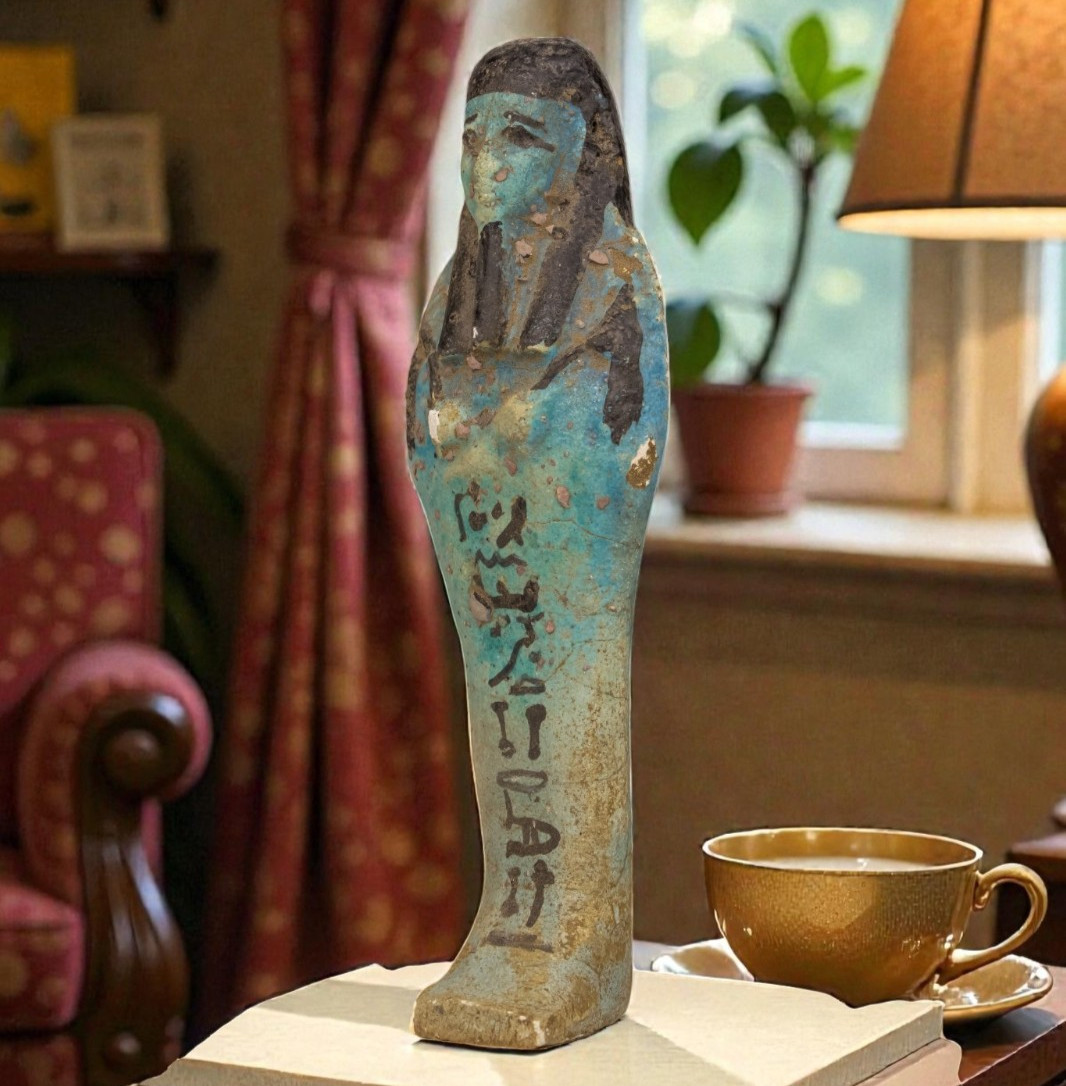 Egyptian Artifacts Rare Authentic Pharaonic Statue Of Egyptian Ushabti BC