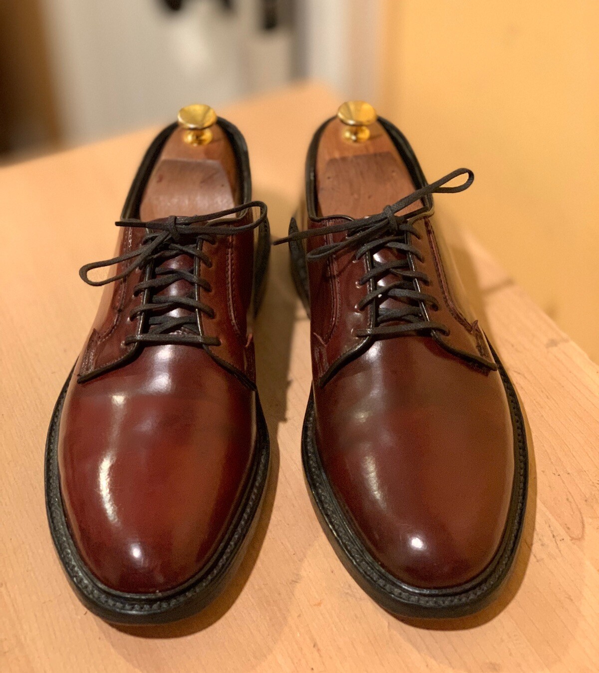 Vintage Church’s “Custom Grade” Shell Cordovan Blucher Shoes 9.5 C Vintage Church’s “Custom Grade” Shell Cordovan Blucher Shoes 9.5 C
