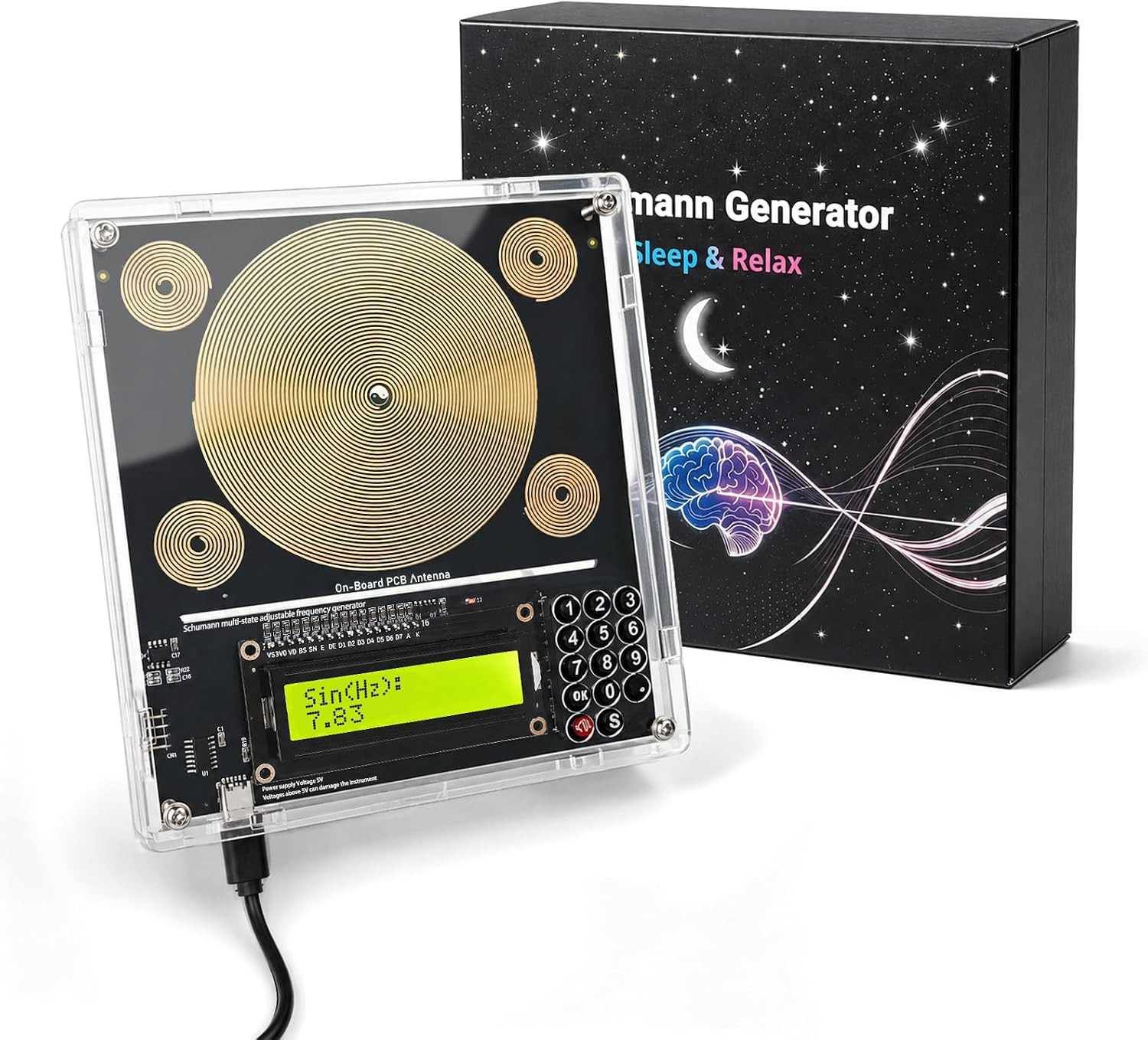 7.83Hz Schumann Resonance Generator Frequency Generator for Healing