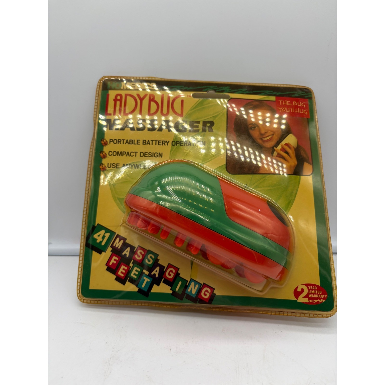 Vintage 1993/1994 HoMedics LadyBug Massager (Model PM-7C / PM-8 Vintage 1993/1994 HoMedics LadyBug Massager (Model PM-7C / PM-8