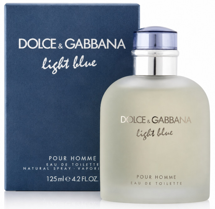 Light Blue by Dolce & Gabbana for Men Eau de Toilette Spray 4.2 oz 125ml EDT New Light Blue by Dolce & Gabbana for Men Eau de Toilette Spray 4.2 oz 125ml EDT New