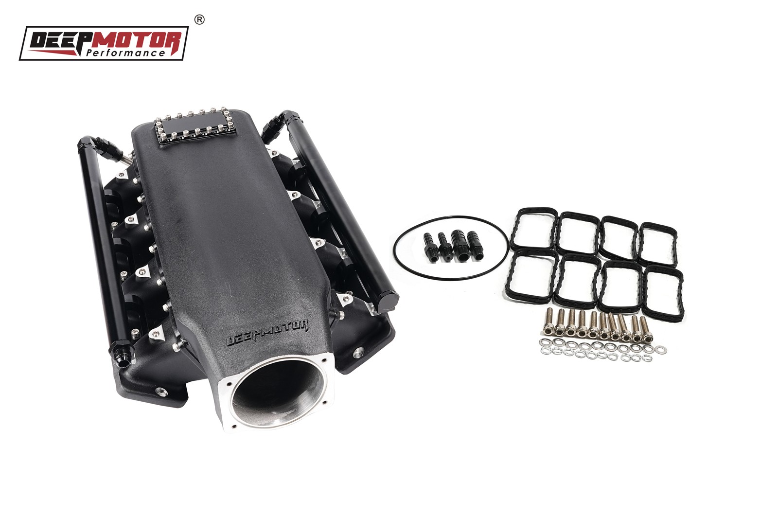 Deepmotor LS3 L92 102mm Casting Intake Manifold Kit w/ Burst Panel Flange Black