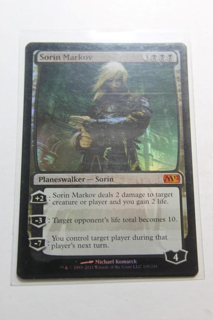 MTG Sorin Markov x1-Foil -Magic 2012-Lightly Played