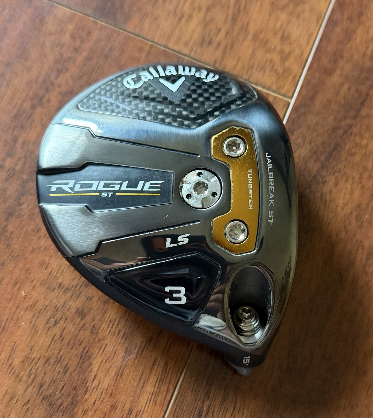 Callaway Rogue St LS 3 Wood Head Only 15 Degree, Right-Handed Callaway Rogue St LS 3 Wood Head Only 15 Degree, Right-Handed