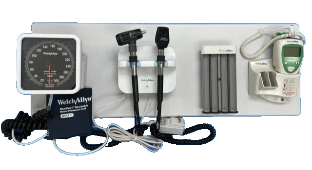 Welch Allyn Integrated Complete Wall Board System 777 Green Series #77791-MX