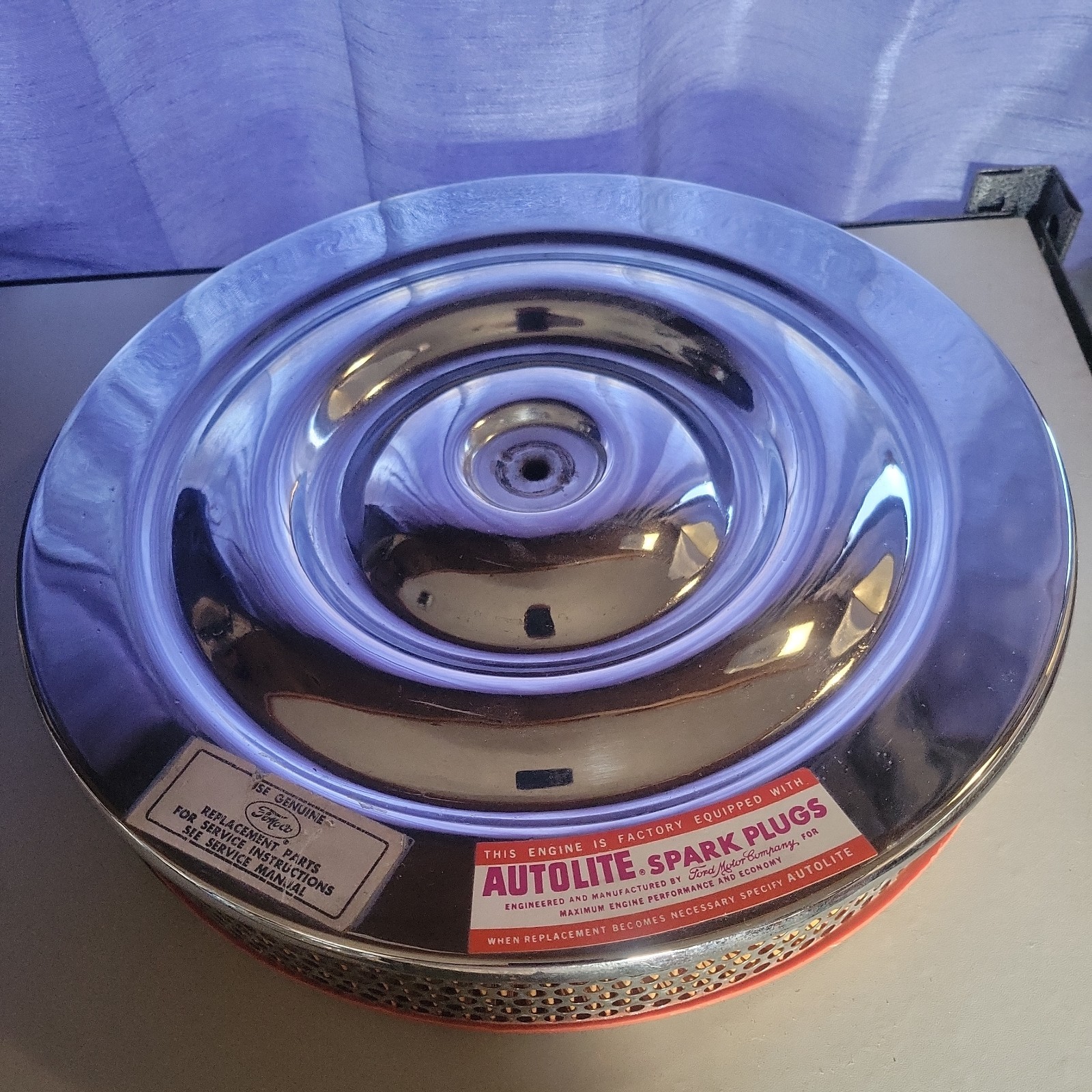 OEM Early 289 HIPO DOUBLE HUMP Air Cleaner Assembly Falcon Sprint Mustang FORD + OEM Early 289 HIPO DOUBLE HUMP Air Cleaner Assembly Falcon Sprint Mustang FORD +