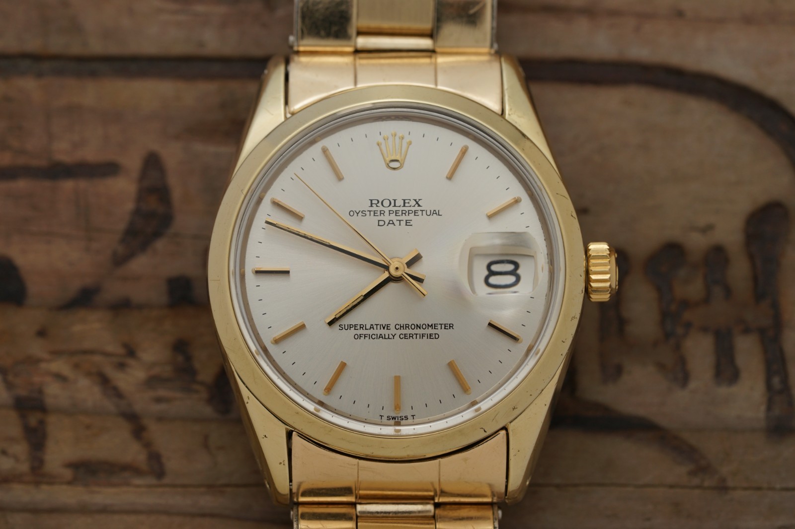 c1972 Serviced ROLEX Vintage OysterPerpetual 1550 34mm Golden Egg cal.1570 #1615