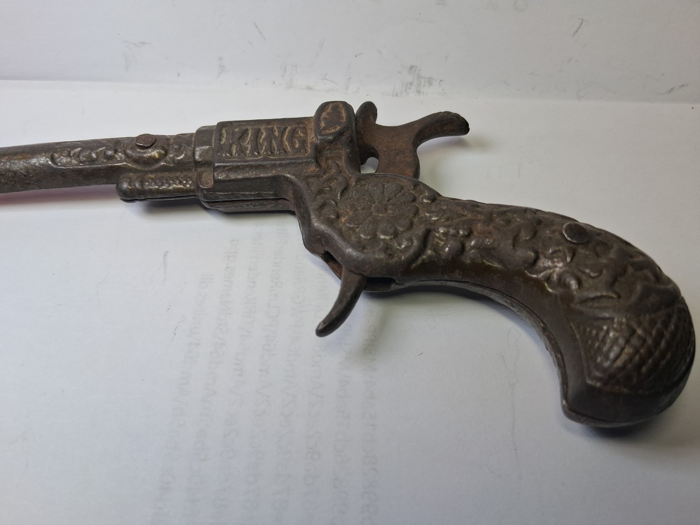 Rare Vintage Cast Iron Toy Cap As-is